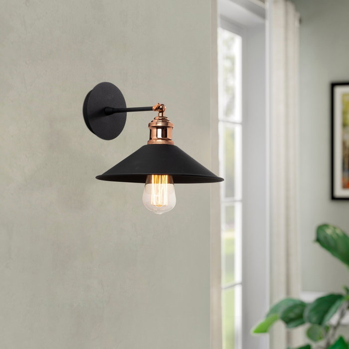 Opviq Berceste - N-663 Lámpara de pared negra